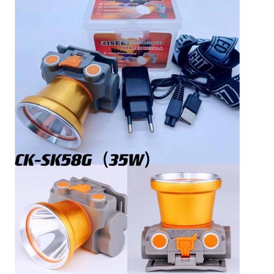 Big Seller Kiseki Senter Kepala CK-SK 58G LED 35watt