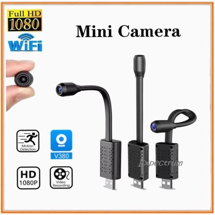 Spycam Smart Mini Camera V380 Wifi Usb Ip Camera - Spy Camera Usb Flexible