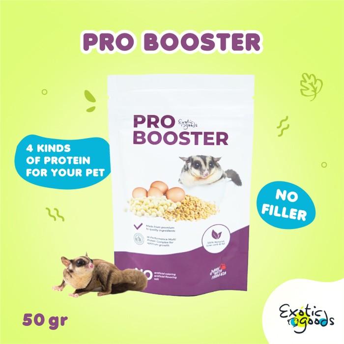 Terlaris Pro Booster 50Gr Probooster Protein Hewan Vitamin Protein Sugar Glider