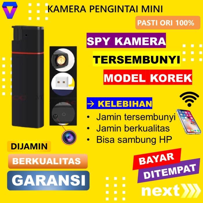 Spycam Kamera Pengintai Kecil Cctv Mini Tersembunyi Tanpa Kabel Korek Api Spy