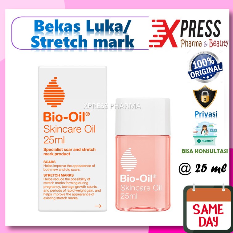 XPRESS  25 ml Bio Oil Bio-oil  Penghilang Bekas Luka / Penghilang Strech Mark / selulit Skincare Zr