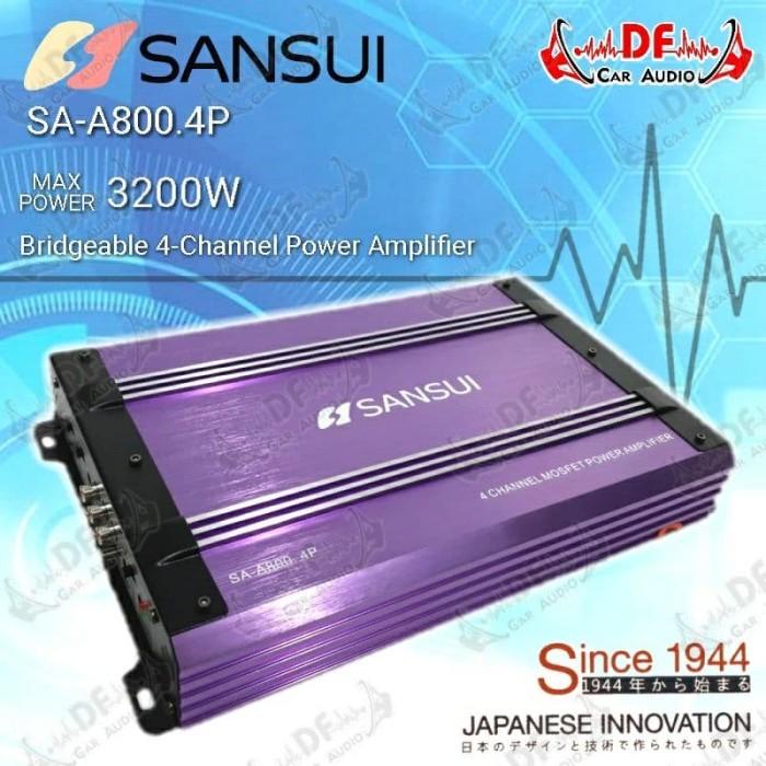 Terlaris Power Amplifier Mobil 4Channel Sansui [Df Car Audio]