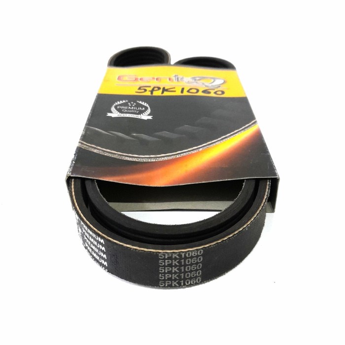 ATDL 5PK1060 GenteQ V-Belt Lancer 4G13 4G18 626 F8 FE Audi A3 Q3 TT VW Golf