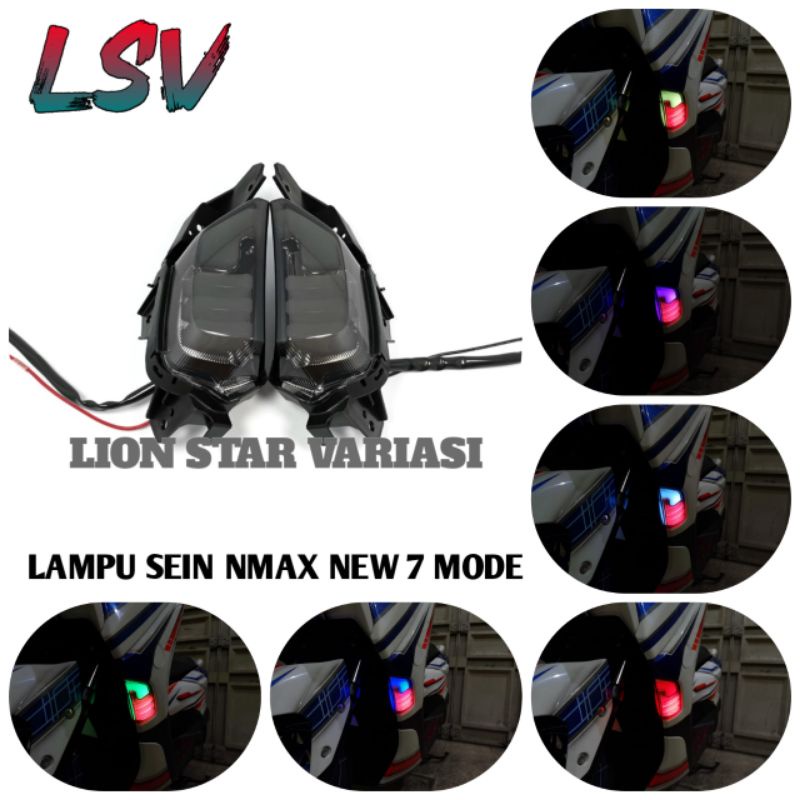 Lampu Sein Sen Nmax New Model Sein Running CKS RGB  2020 2021 2022 NMAX NEW YAMAHA