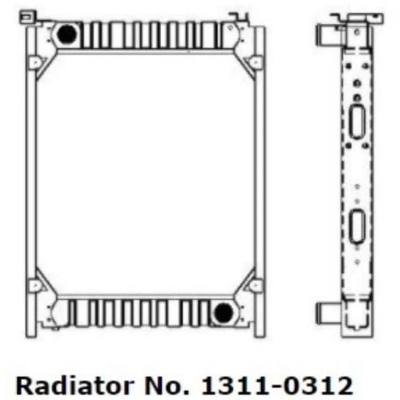 RIKF Radiator Mercy OH 1521 Bus