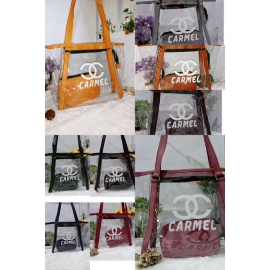 RK tas mika bening tebal TAS TRANSPARAN