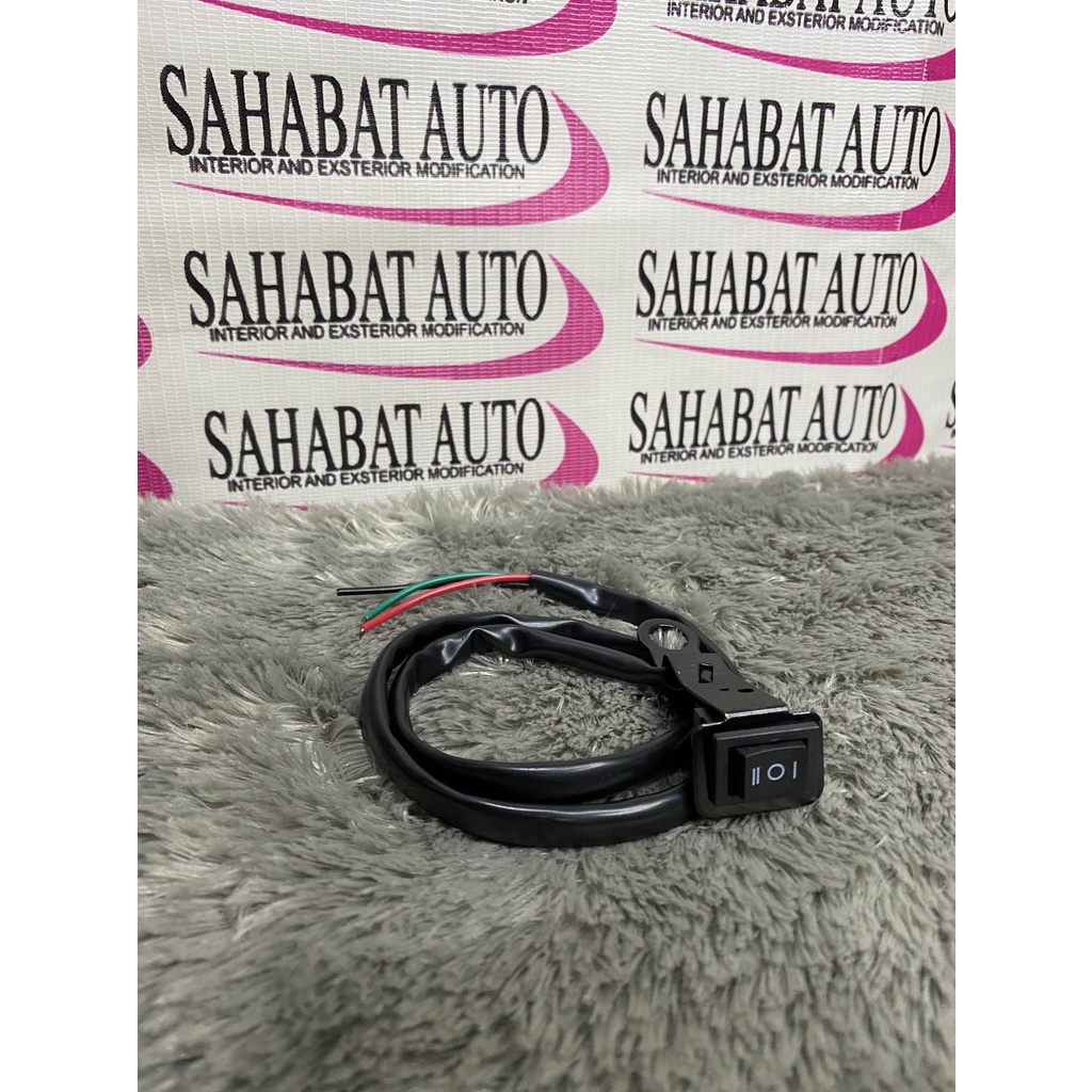 Saklar Lampu Switch On Off Plus Breket Spion Saklar 2 Mode Braket Spion Saklar 3 Mode Motor