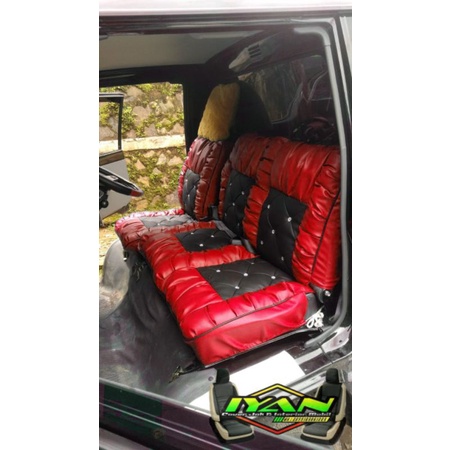 Sarung jok / Cover jok pick up ( Mitsubishi L300 ) Model sofa kancing
