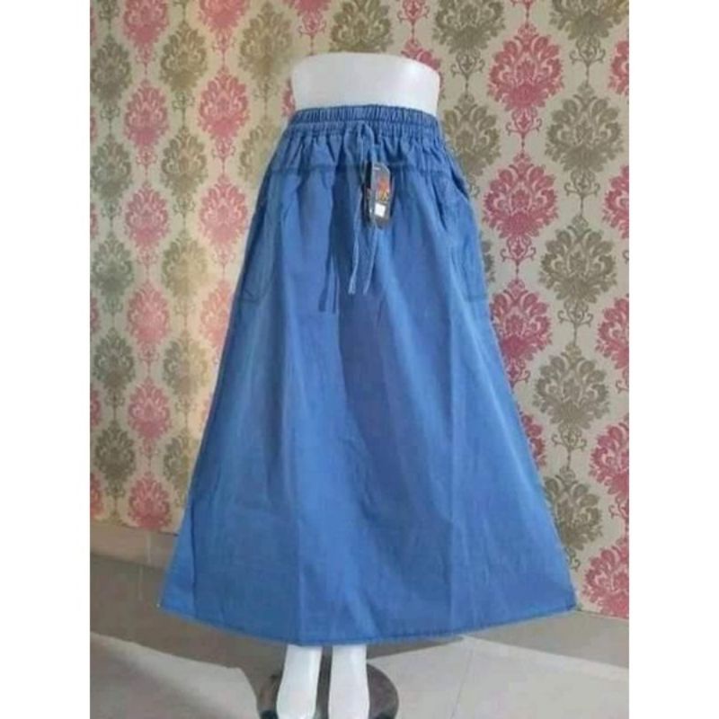 rok jeans anak perempuan // rok anak prempuan tanggung // rok jeans anak 7-15 tahun