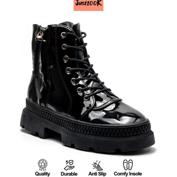 Promo JustLook Hwajung Boots Sepatu Sneakers Wanita Sneakers Shoes Fashion