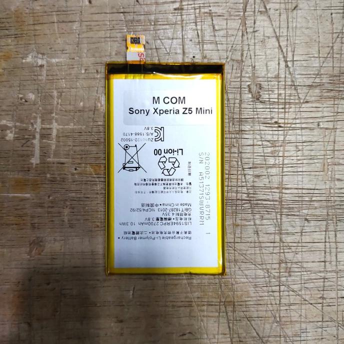 batt baterai Sony Xperia z5 mini z5mini LIS1594erpc merek rakkipanda