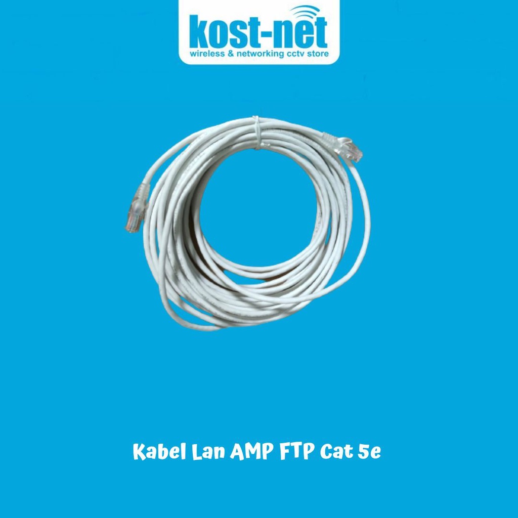 Kabel Lan FTP CAT5e Eceran per meter Merk AMP