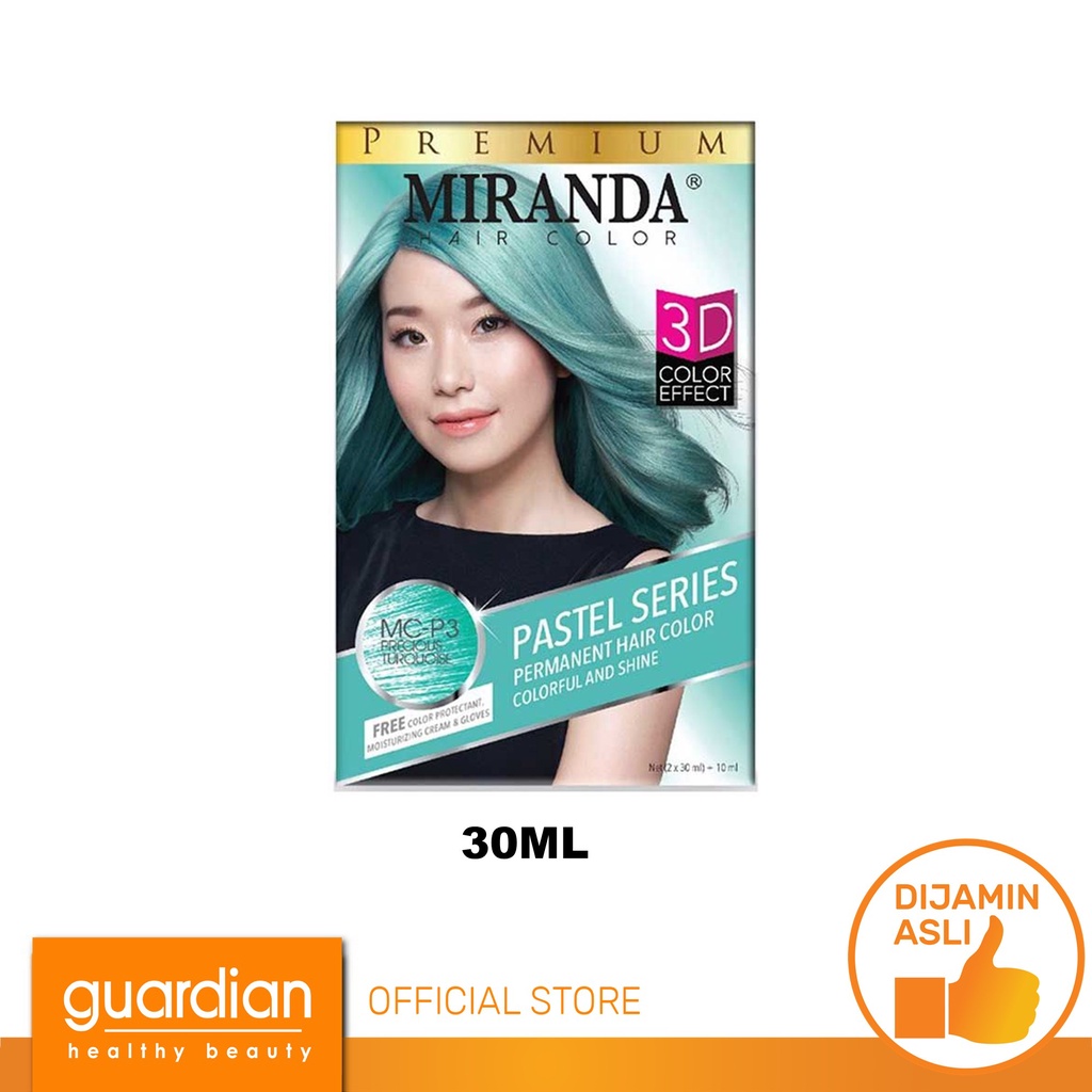 MIRANDA Milenial Hair Color Cream Pastel Turquoise 30ml