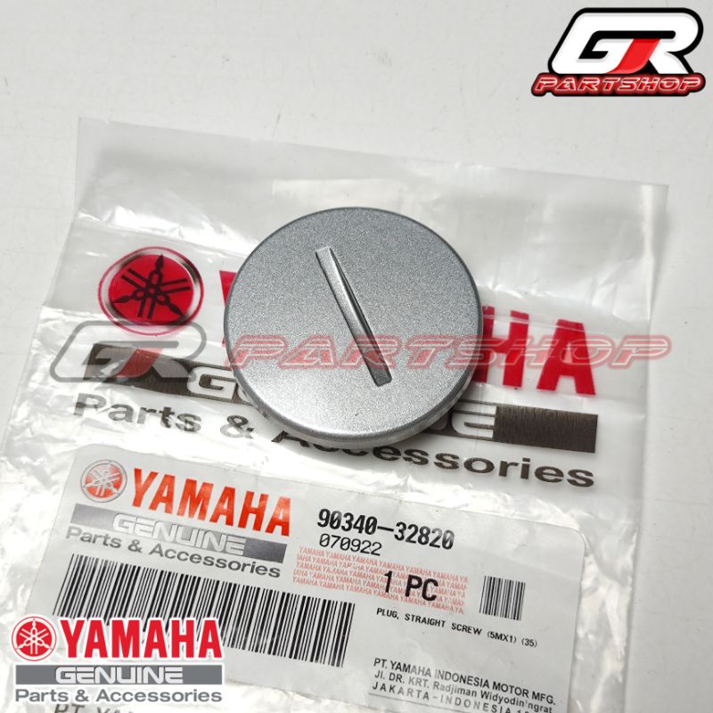 tutup koin cvt nouvo z lele ori ygp original yamaha plug koin blok bak cvt