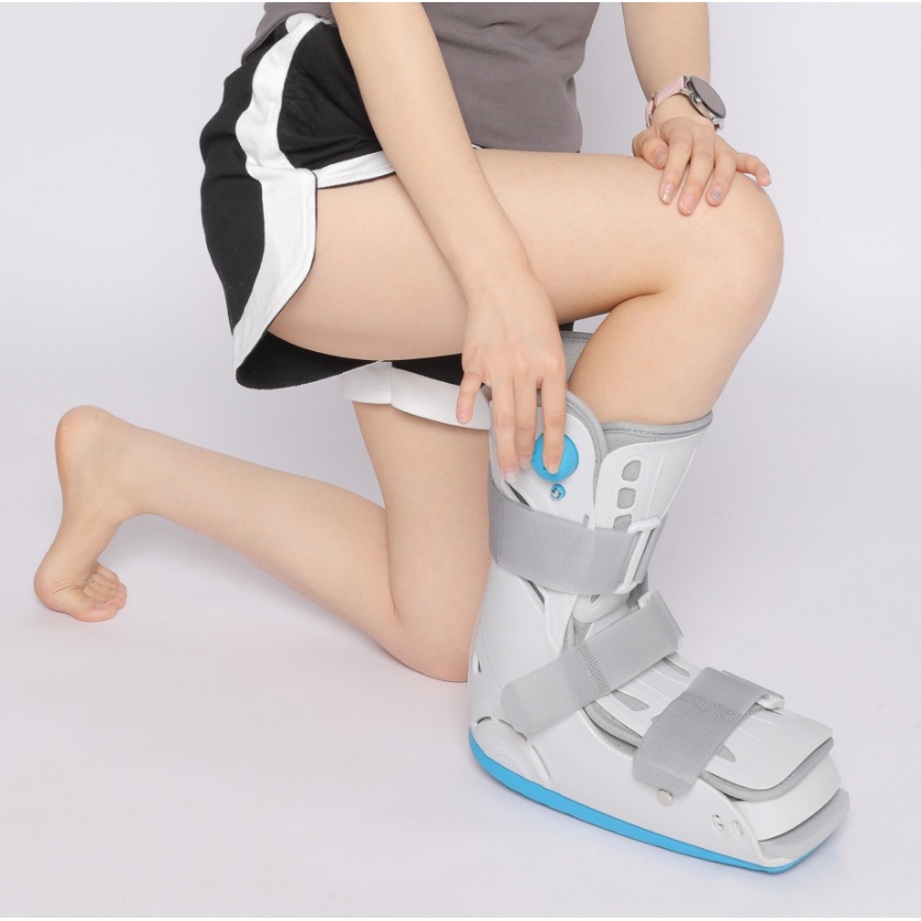 Ankle Walker Boot Airselect Brace /Ankle Foot Orthosis Brace Orthopedi Patah Tulang Kaki - Post Op Pneumatic Air Walker Boot(Dewasa/Anak-anak)