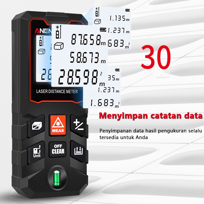 Meteran Laser Digital 100 m 80m 60m 40m Laser Rangefinders Free Baterai Alat ukur Distance Meter Measure Laser Pengukur Jarak Rangefinder Laser Pengukur Jarak Laser Distance Met Alat Ukur Meteran Digital Measurement