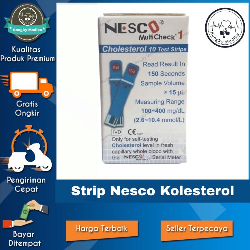 Strip  Nesco Kolesterol  Refill Nesco Kolesterol  Strip Nesco Kolesterol