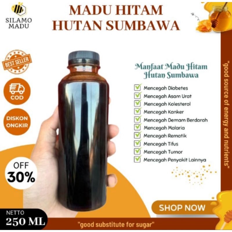 

MADU HITAM HUTAN SUMBAWA 250 ML