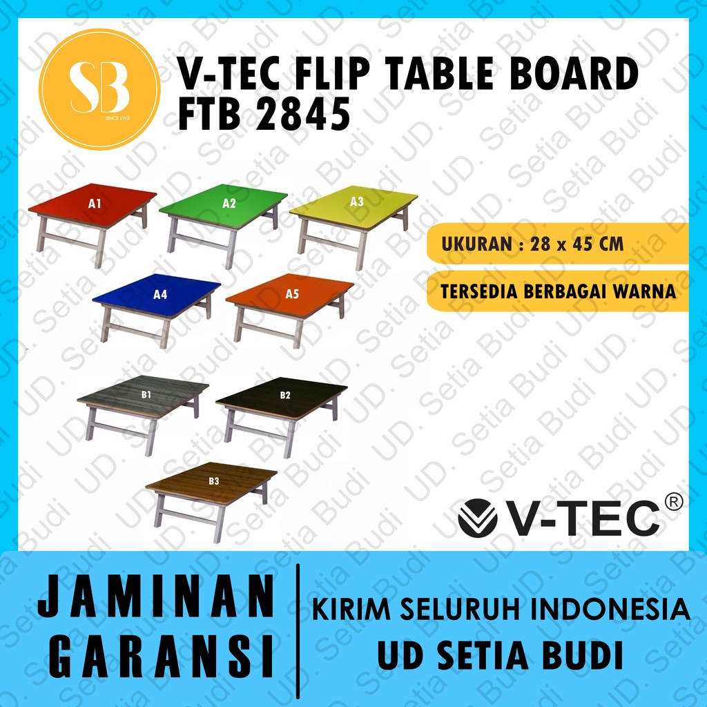 Meja Lipat V-TEC FTB 2845 Meja Belajar / Meja Anak / Meja Laptop