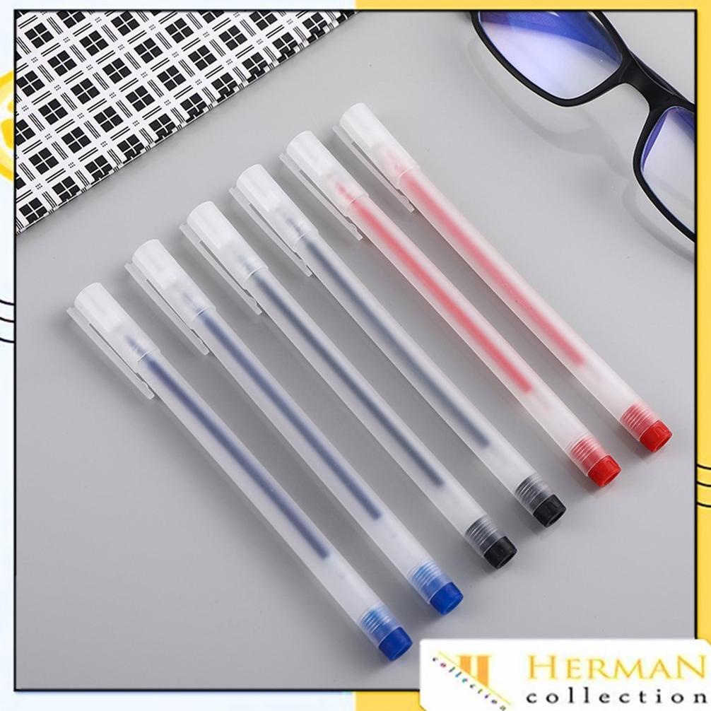 

HC Pulpel Gel 0.5mm Bolpoin Pena Pulpen Tinta Gel Cair Pena Transparant Pen Gel