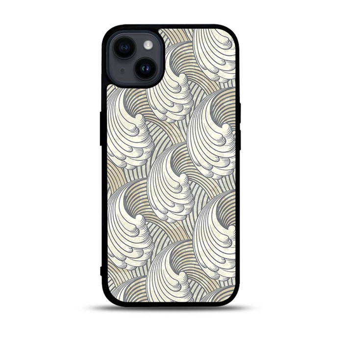 Casing Case iPhone 14 13 12 11 Pro Max Mini abstract waves DF300