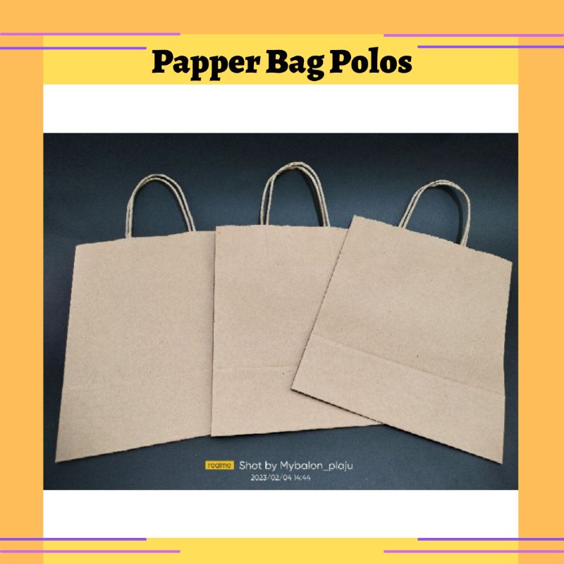 

MY Kraft Papper Bag uk:B / Papper Bag Polos