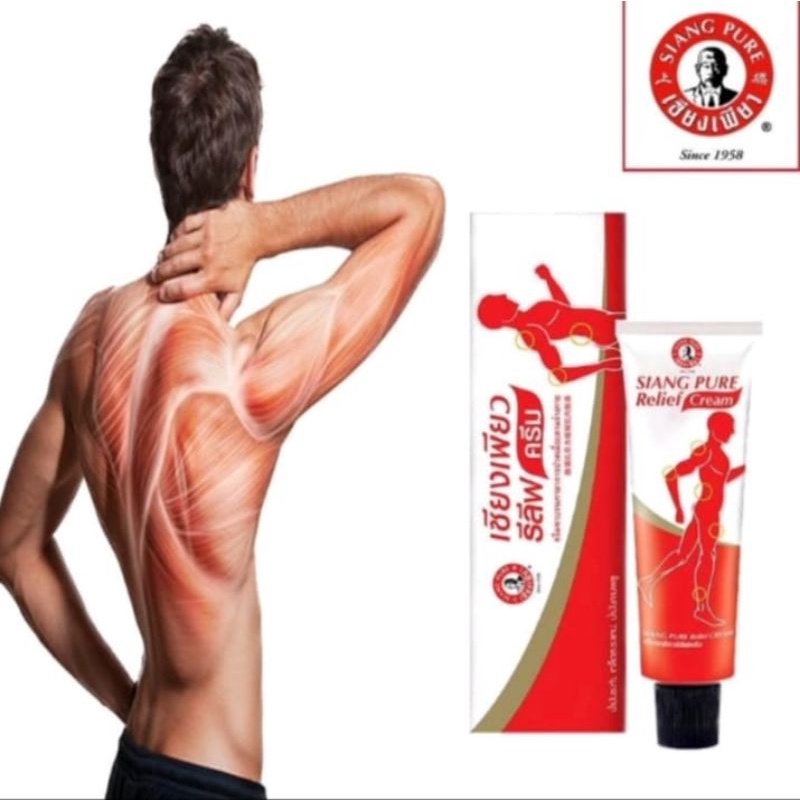 Pure Siang Relief cream/cream anti nyeri otot original thailand