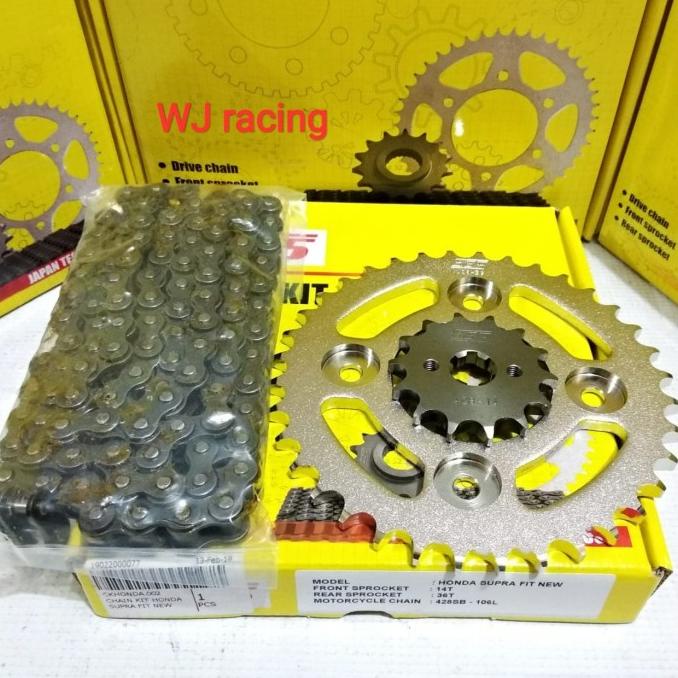 Gear Set Sss Honda Supra Fit New / Karisma / Supra X 125