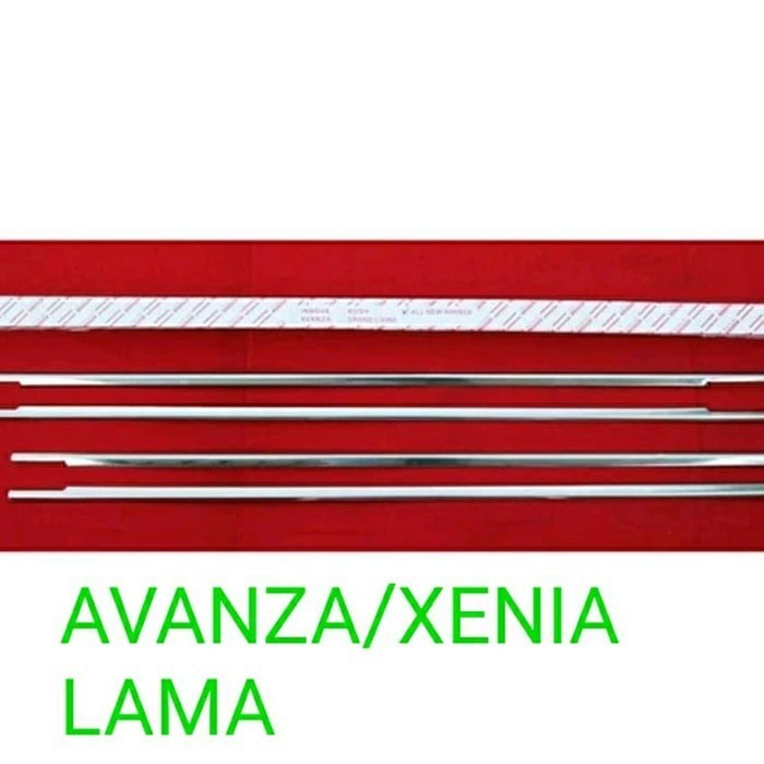 List chome kaca samping Avanza/Xenia lama 2005-2011.