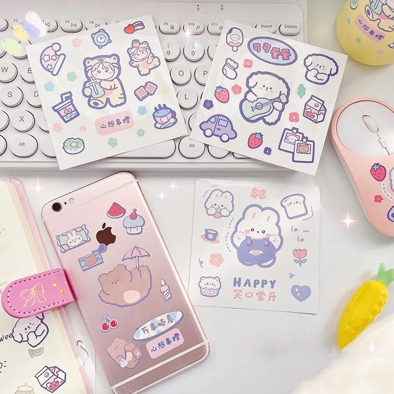 

Stiker Transparan Multifungsi Tahan Air Motif Kartun Untuk Notebook