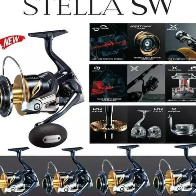 Reel Pancing Spinning Shimano Stella Sw 2019 2020