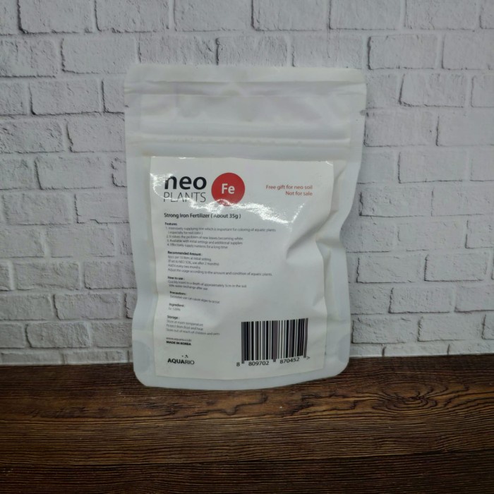 NEO PLANTS / PUPUK TANCAP / PUPUK DASAR FE ZAT BESI IRON 35 G GRAM