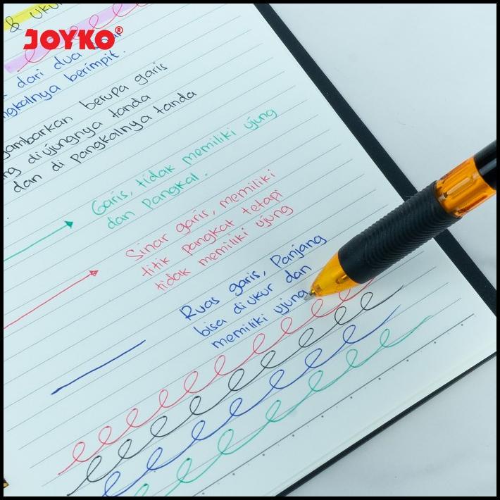 

Ball Pen Pulpen Pena Joyko Bp-288 Quaco 3 0.7 Mm 4 Warna Colors