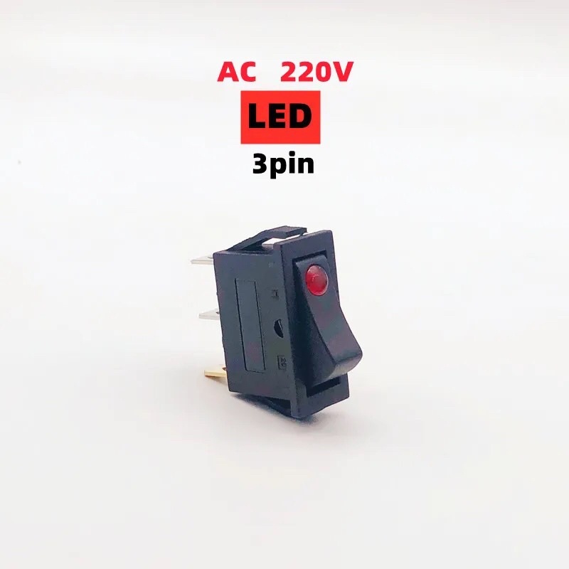 Saklar KCD3 3PIN 16A 250V Light Switch Rocker ON-OFF