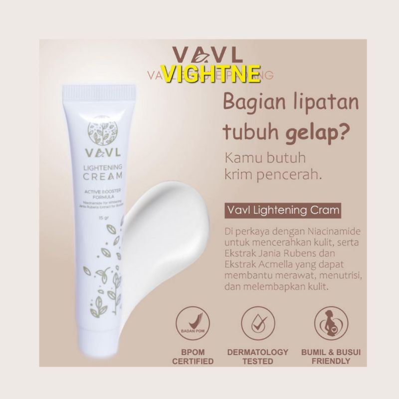 LIGHTENING CREAM by VAVL