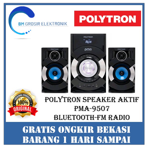 POLYTRON SPEAKER AKTIF PMA 9507 / PMA-9507 BLUETOOTH FM RADIO