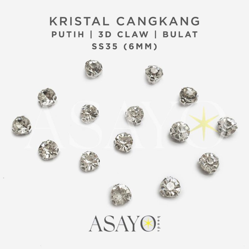 Diamond Cangkang 3D SS35 ( isi 20Butir ) anti nyangkut