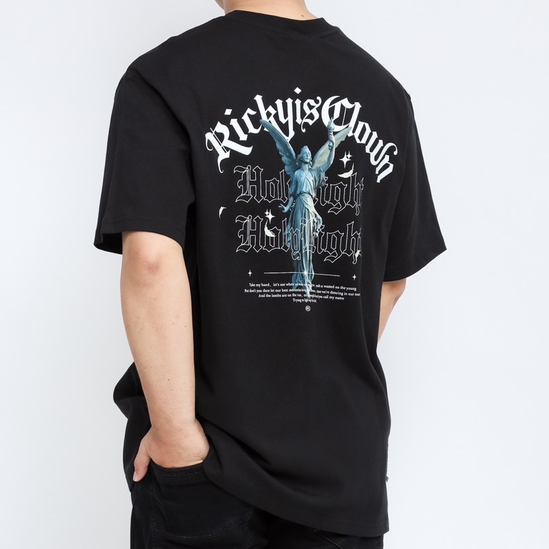 Ricky Is Clown Holy Light Black Tee