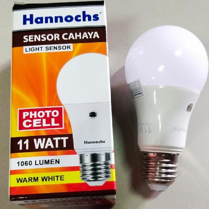 LAMPU SENSOR CAHAYA/LIGHT SENSOR LED/11W/HANNOCH