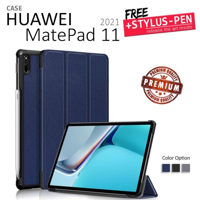 Huawei Matepad 11 2021 - Magnetic Leather Flip Case Cover