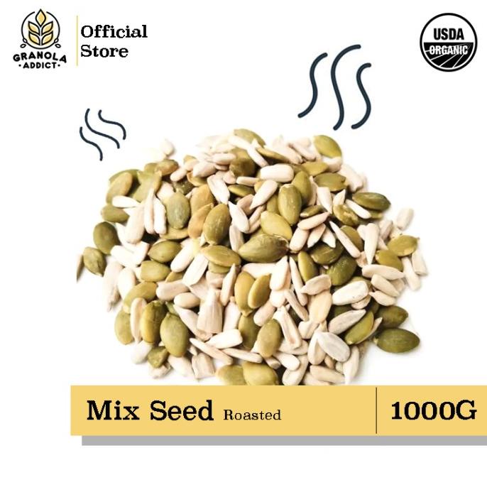 

Promo Roasted Mix Sunflower & Pumpkin Seeds / Kuaci & Labu Panggang 1KG