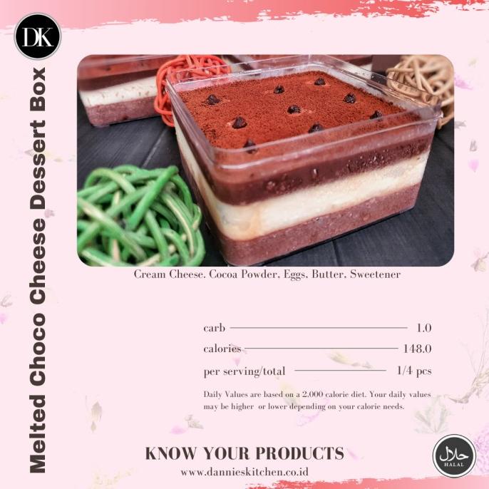 

Promo Melted Choco Cheese Dessert Box KETO