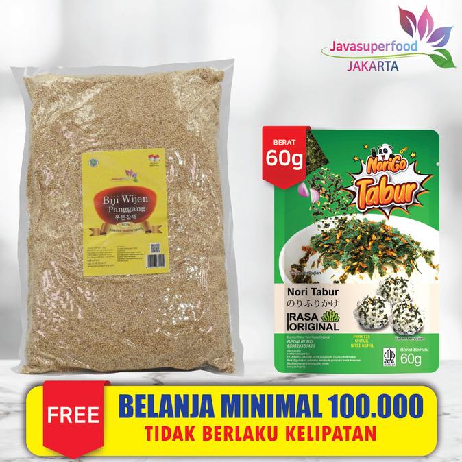 

Promo Biji Wijen Panggang / Sesame Seeds Roasted 1kg