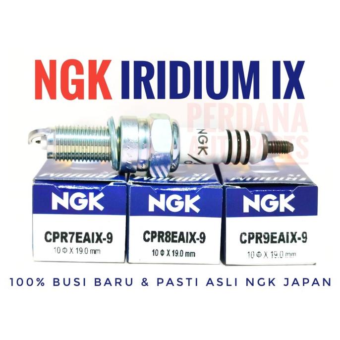 Busi Iridium NGK CPR7EAIX-9 / CPR8EAIX-9 / CPR9EAIX-9
