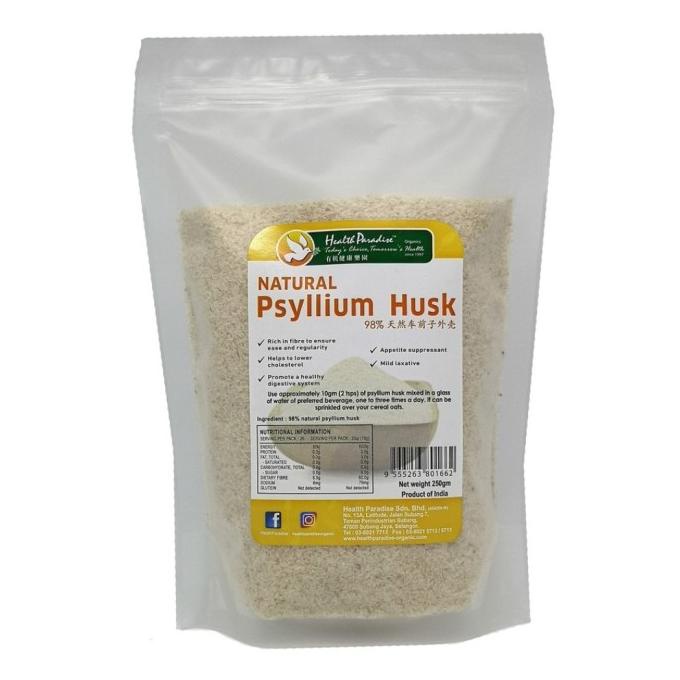 

Promo Health paradise natural psyllium husk 250 g