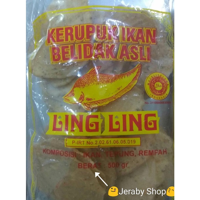 

Promo Kerupuk Ikan Belidak Asli Ling Ling 500 Gram