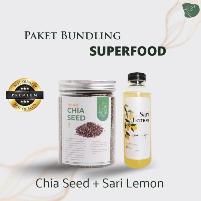 

Promo Paket Diet Sehat Lemon + Chia Seed | Murah Sehat Bugar | Super Food