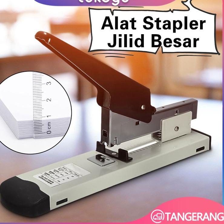 

Ready Terjamin Penjilidan Kertas Stapler Adjustable Logam Tugas Berat 100 Lembar