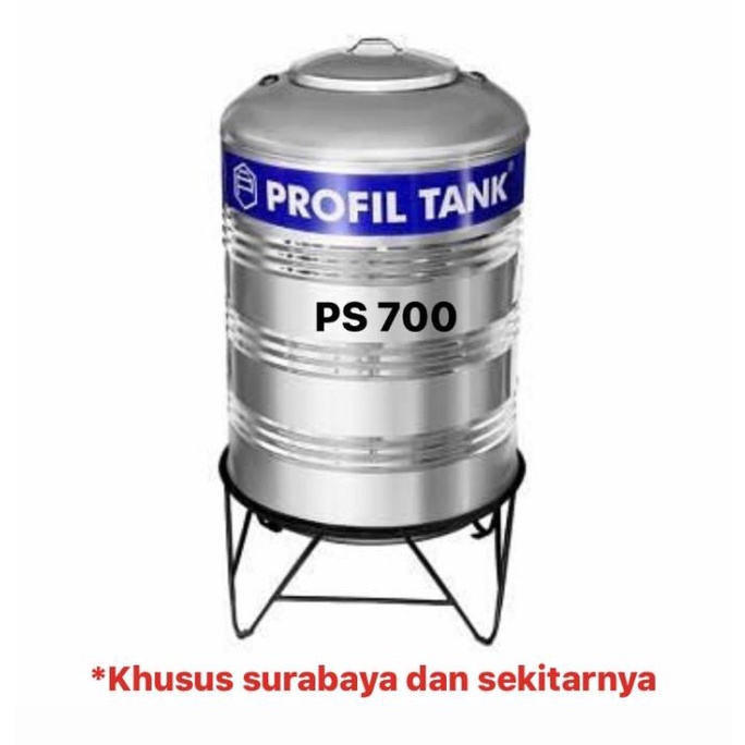 Tangki Air / Tandon Stainless Profil Tank PS 700 L / 601 Liter