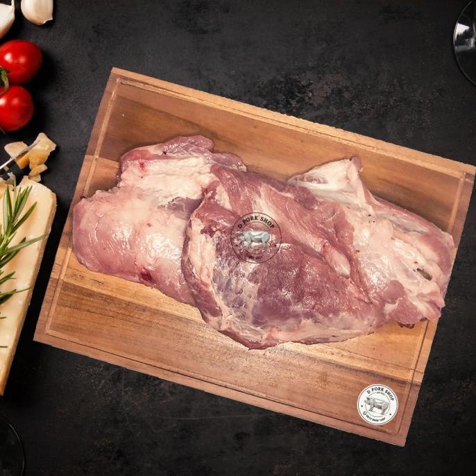 

Promo Daging babi kapsim kembang/pork arm rost (1kg)